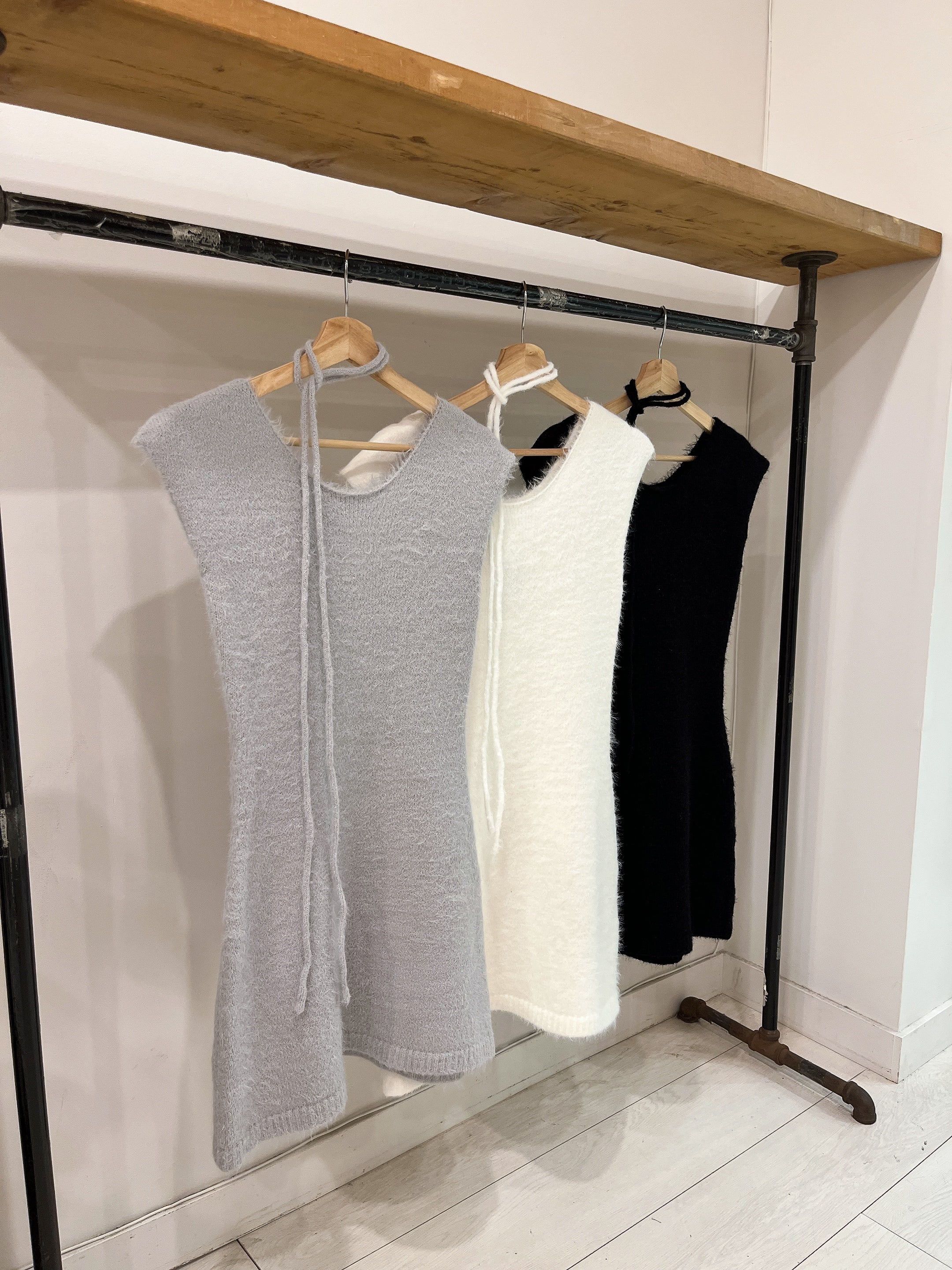 SIWIG Fuzzy mini dress - Image 12