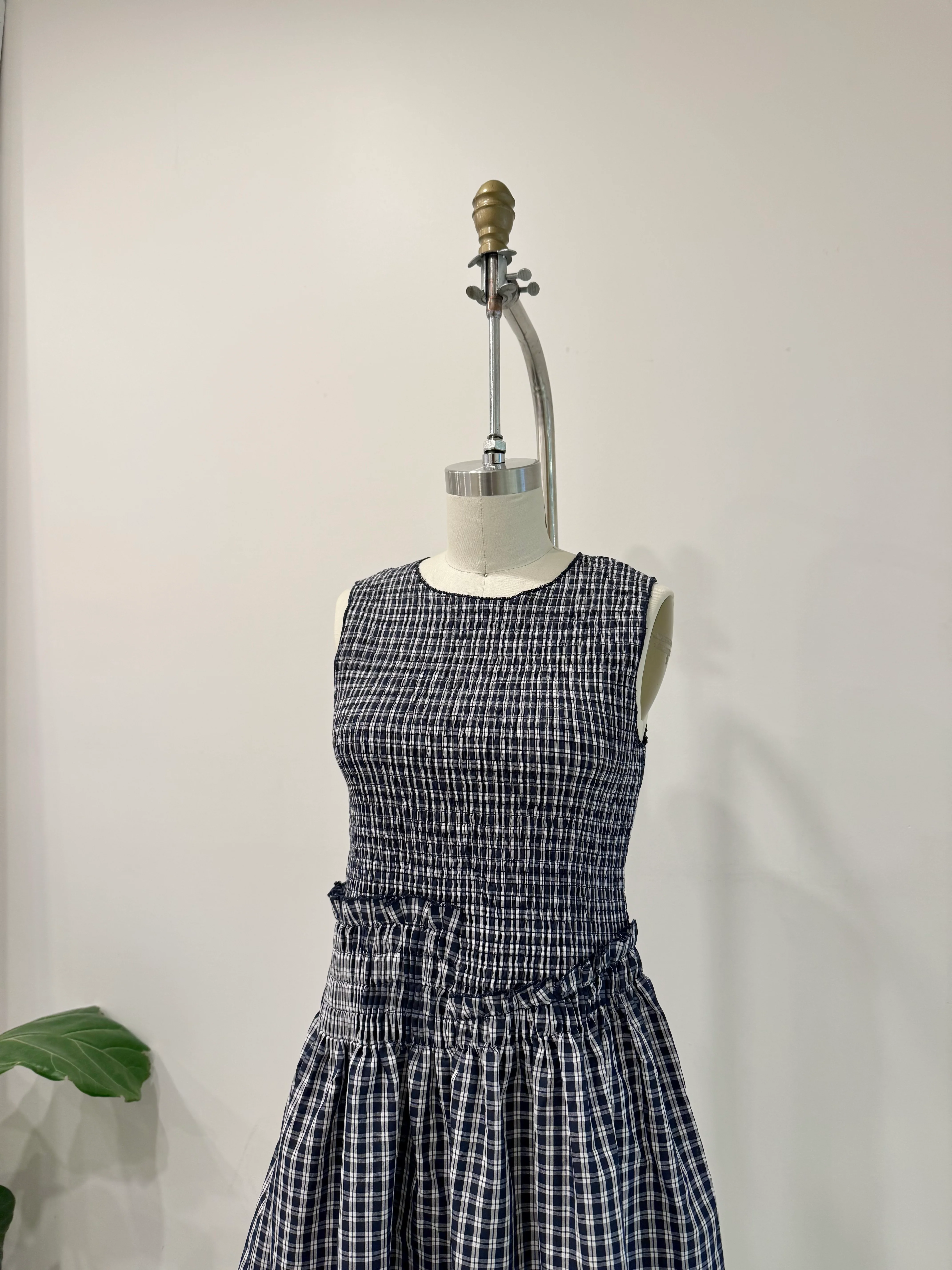SOMSOM Printed smocked dress - Image 4