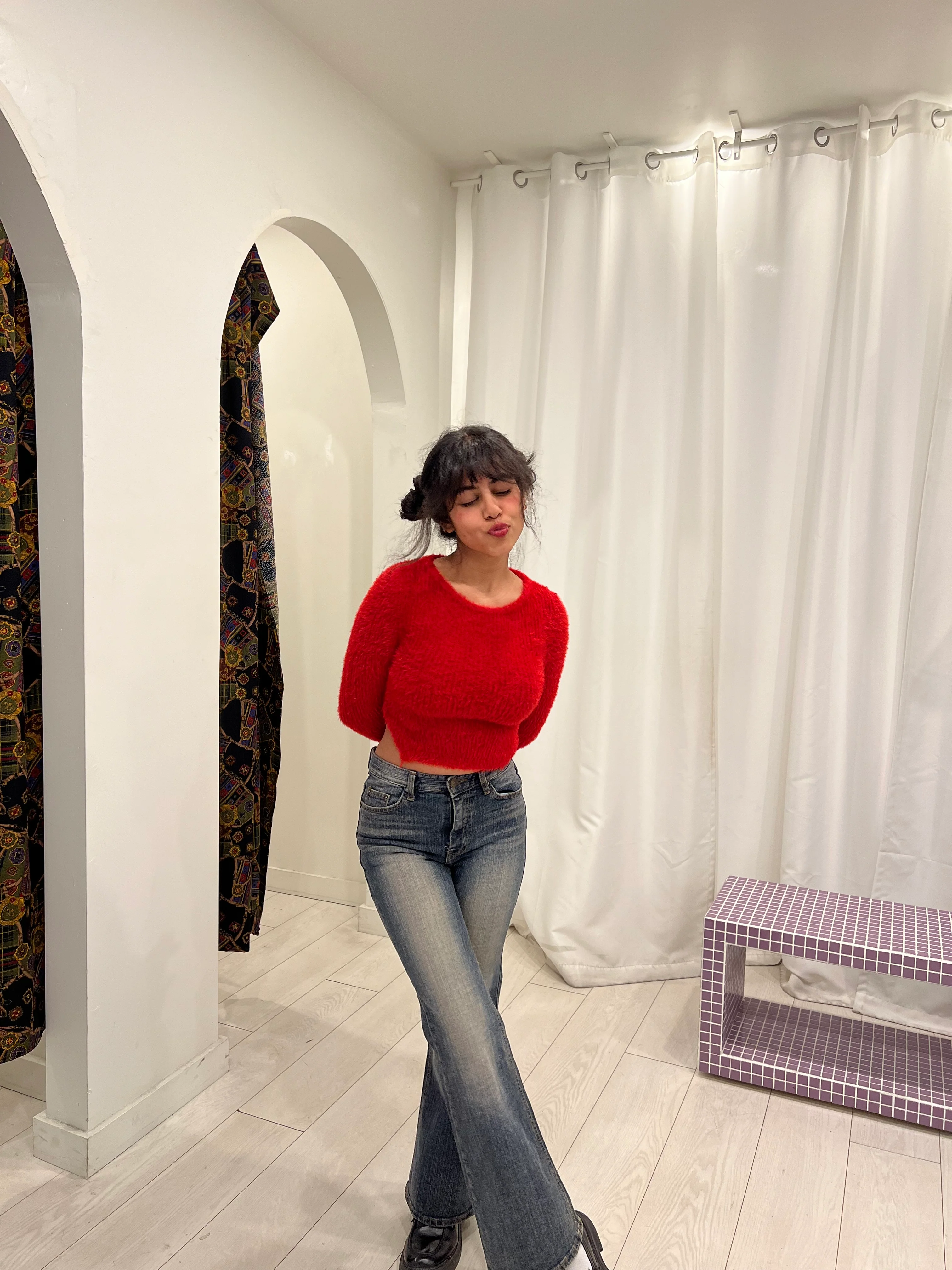 STAIR Backless angora top - Image 3