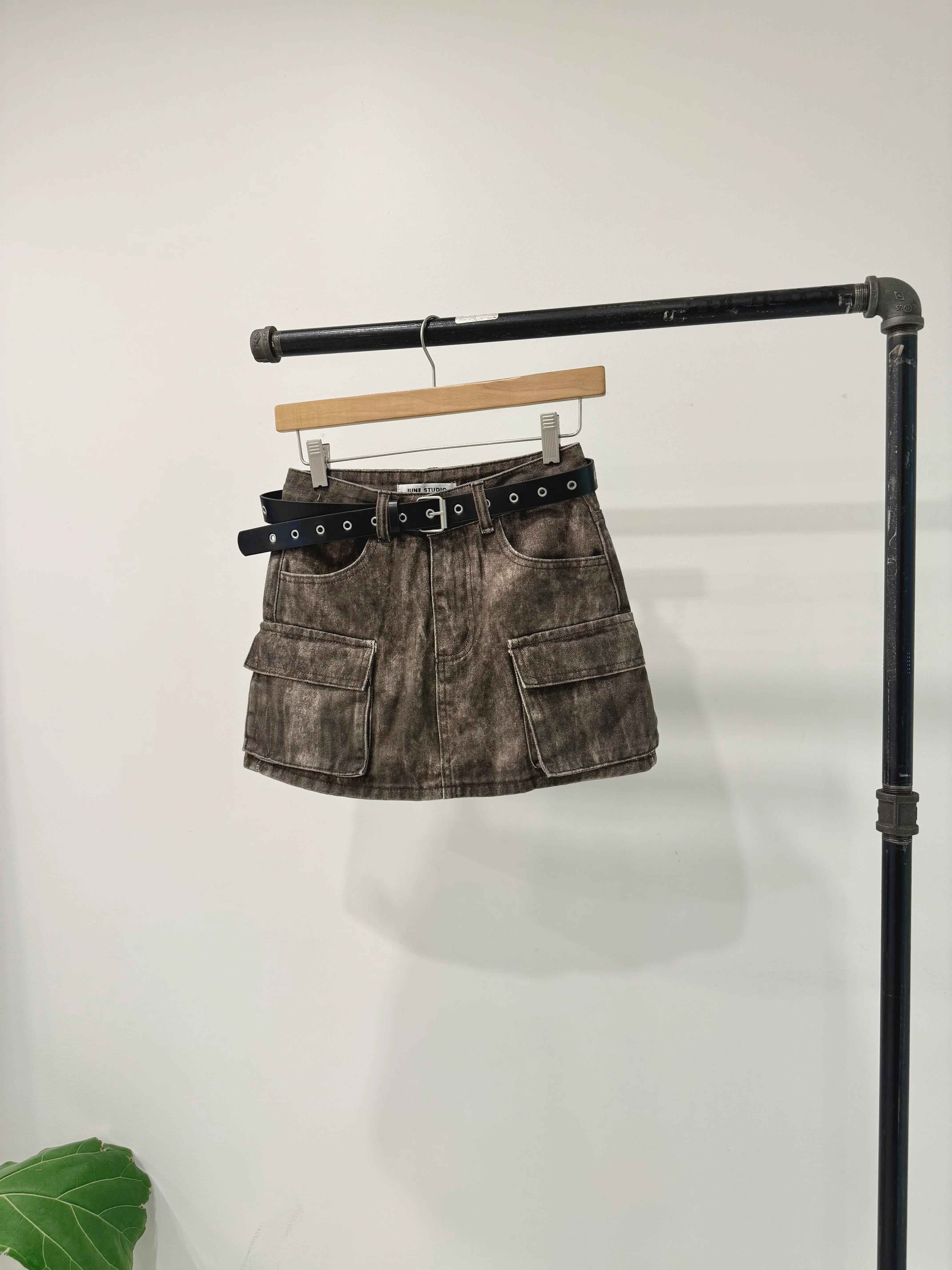 STELLA Belted Cargo Mini-Skirt - Image 15