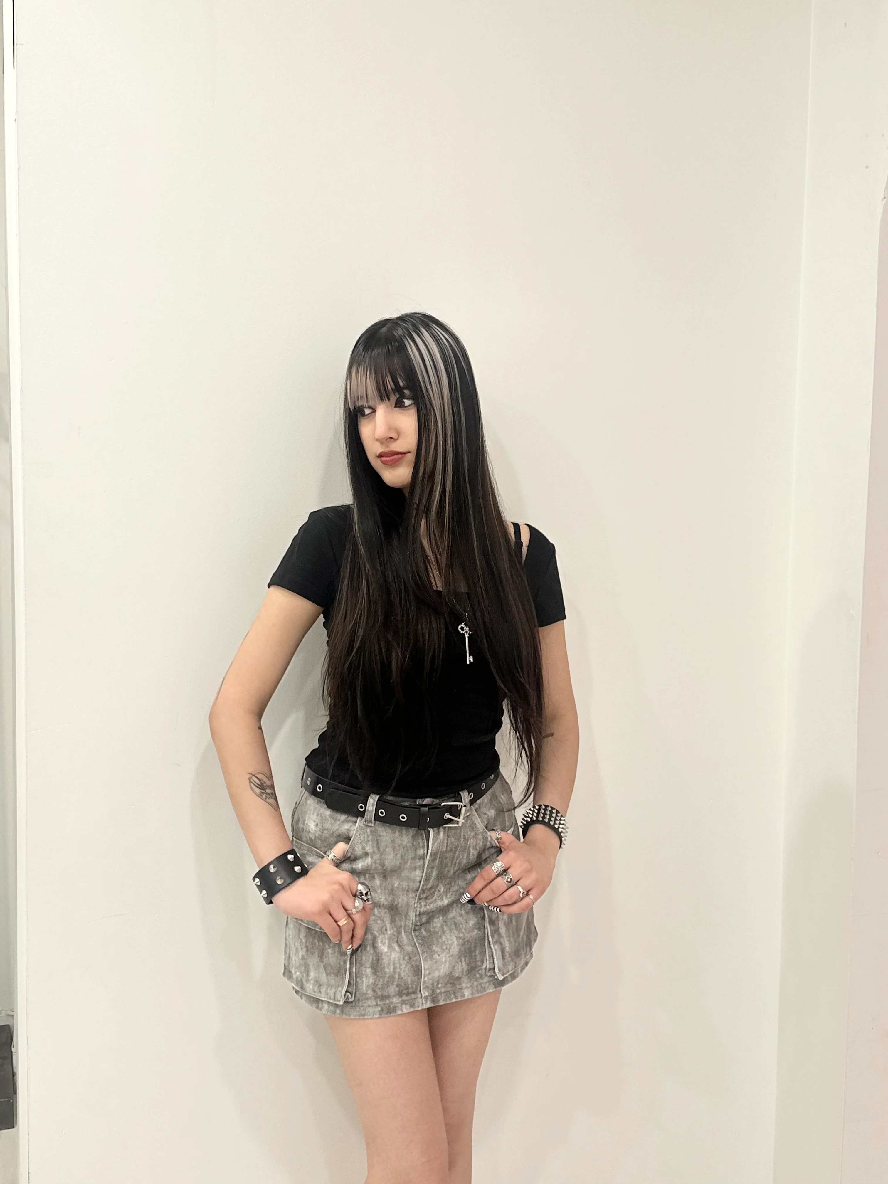 STELLA Belted Cargo Mini-Skirt - Image 9