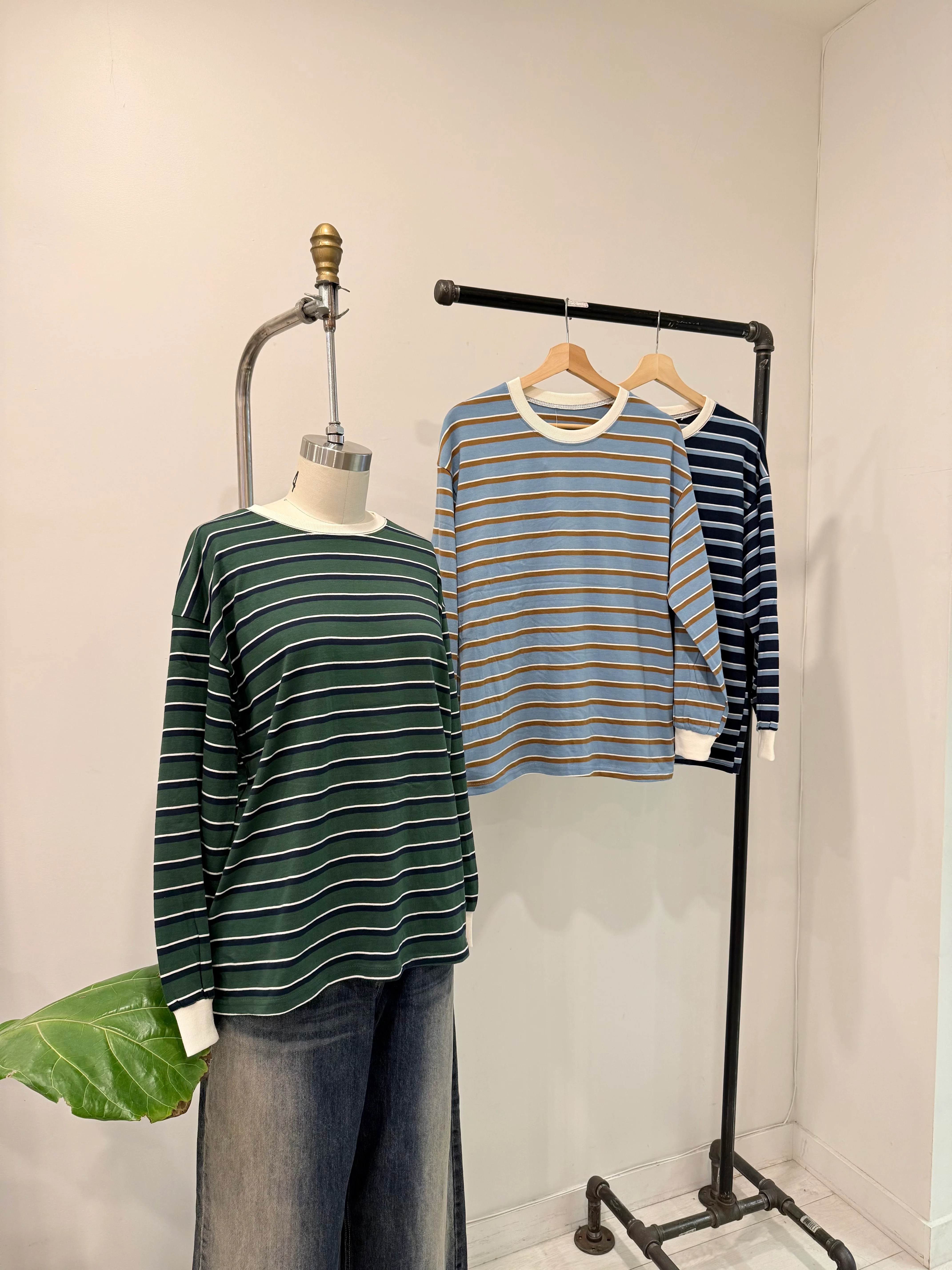 SUEDA Oversized striped tee - Image 2