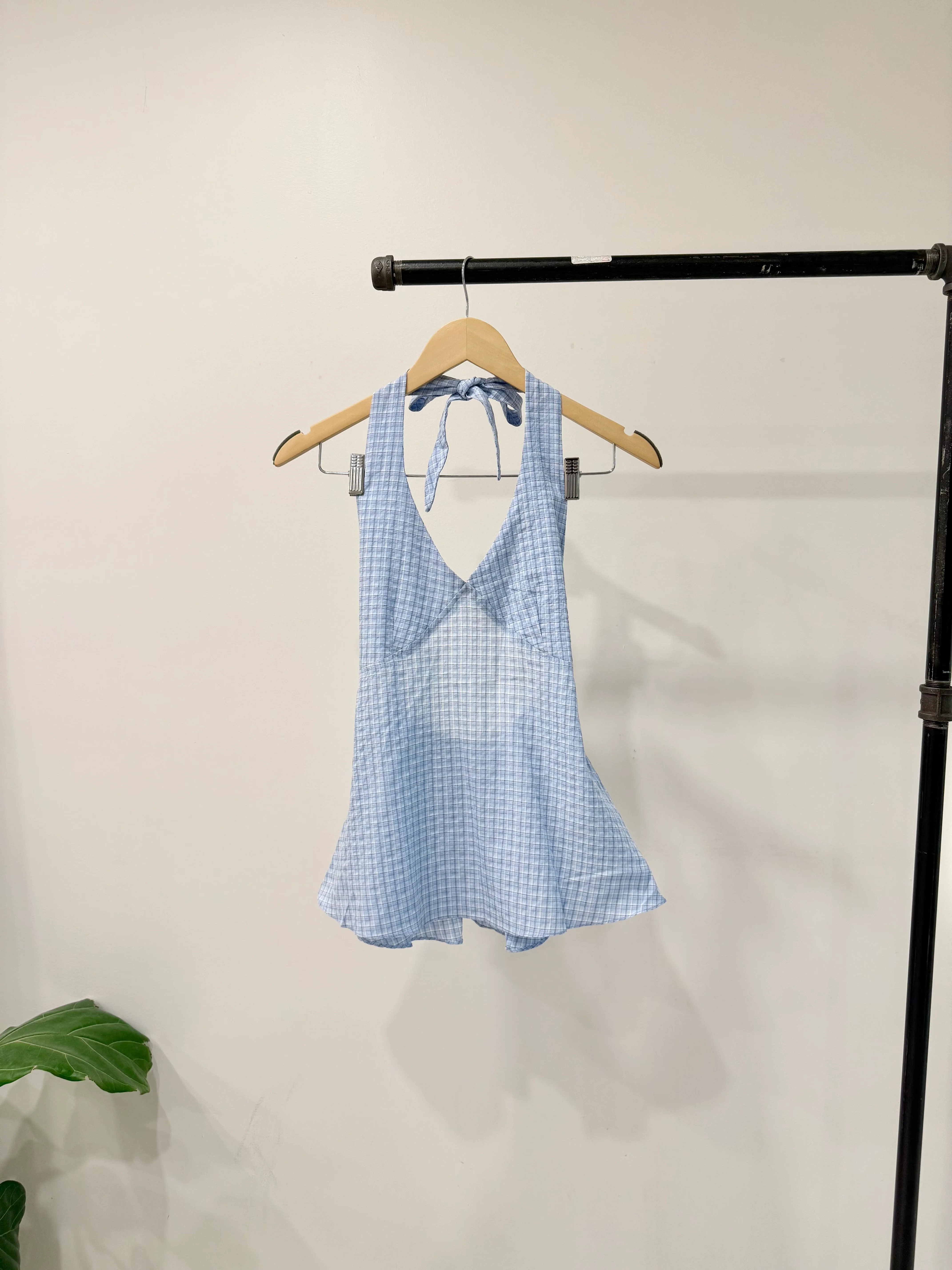 SUMMER Plaid halter shirt - Image 17