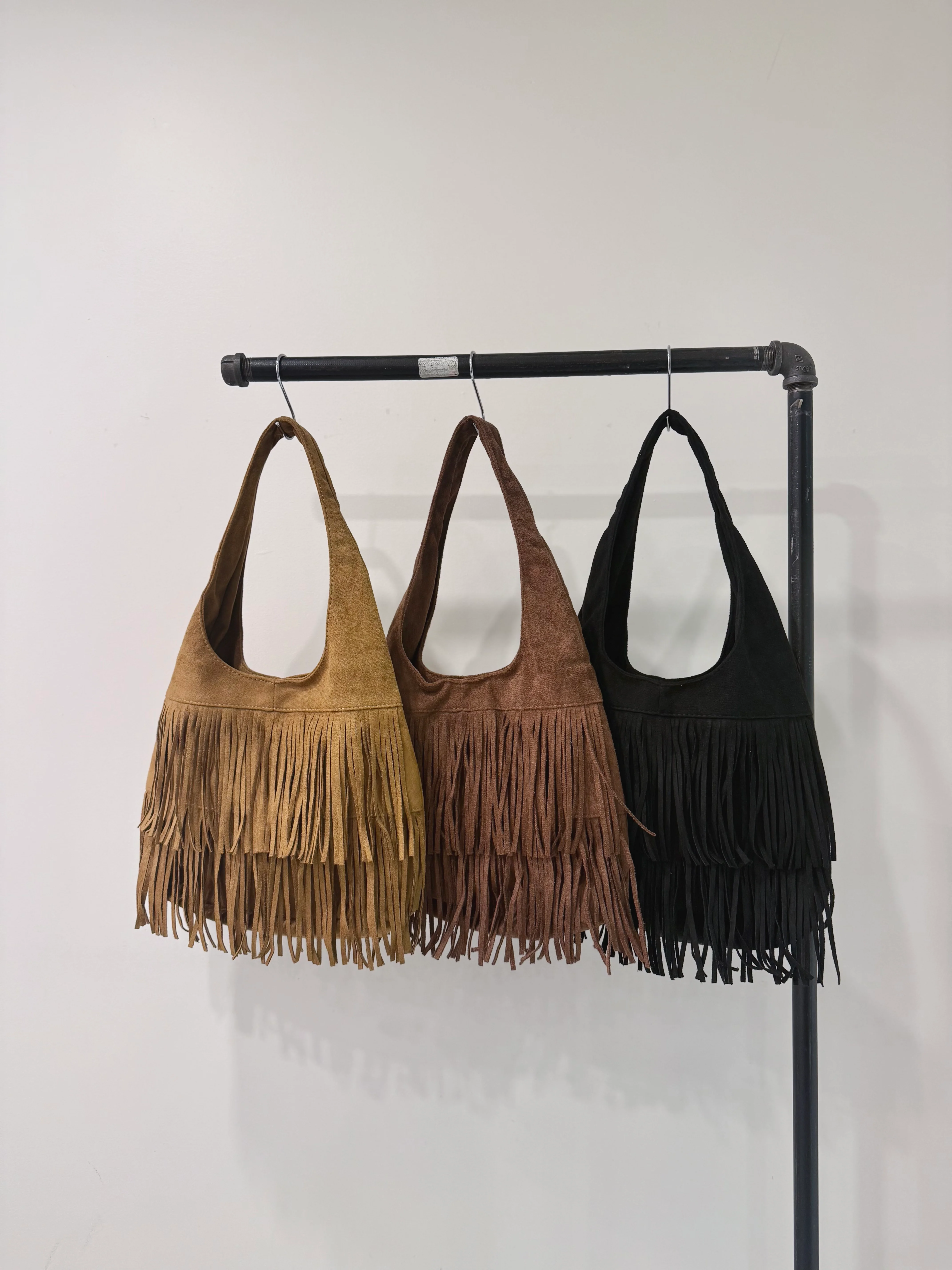 SYDNEY Suede fringe bag - Image 10