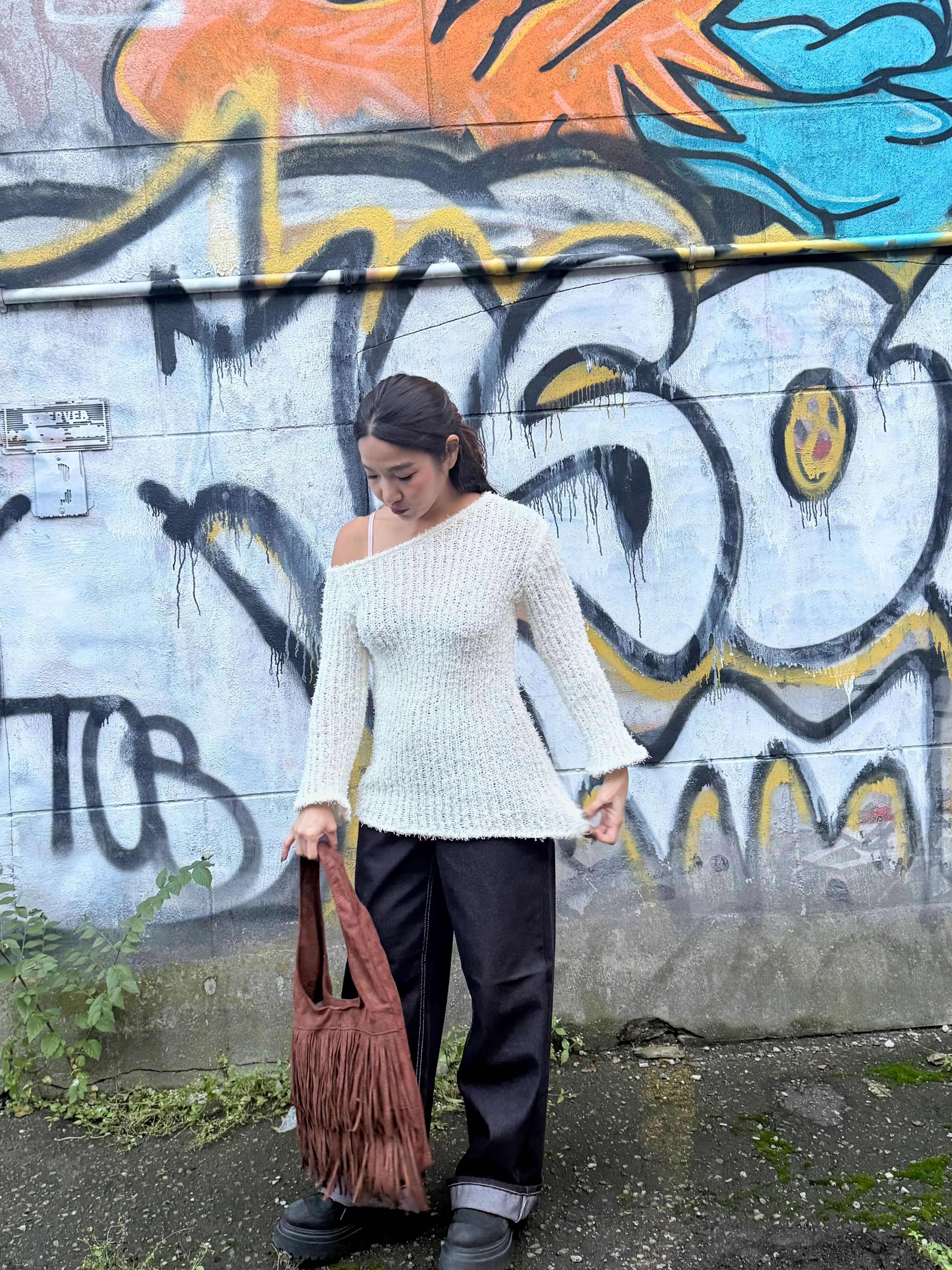 SYDNEY Suede fringe bag - Image 9