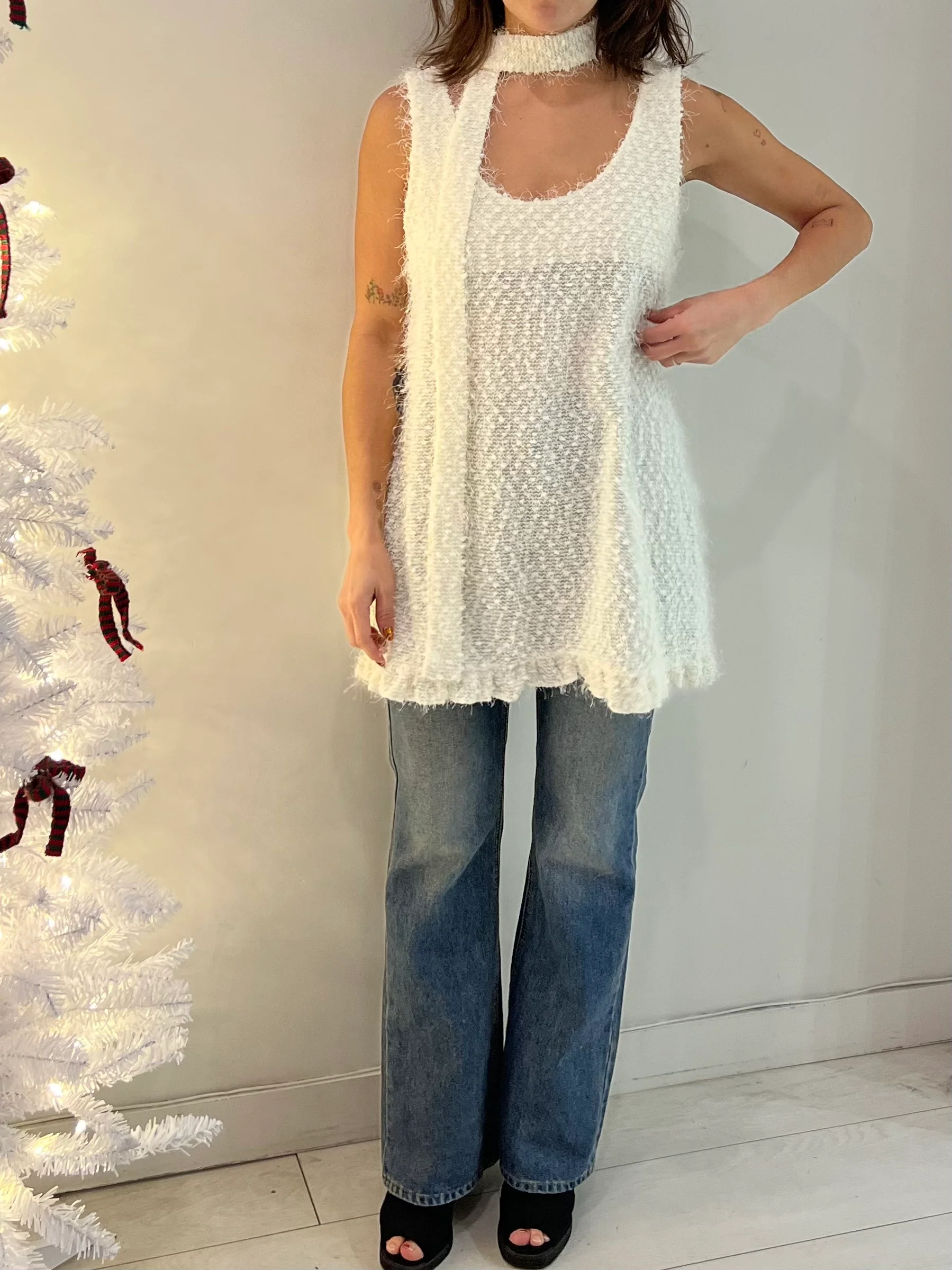 TANIA Tweed tunic dress - Image 8