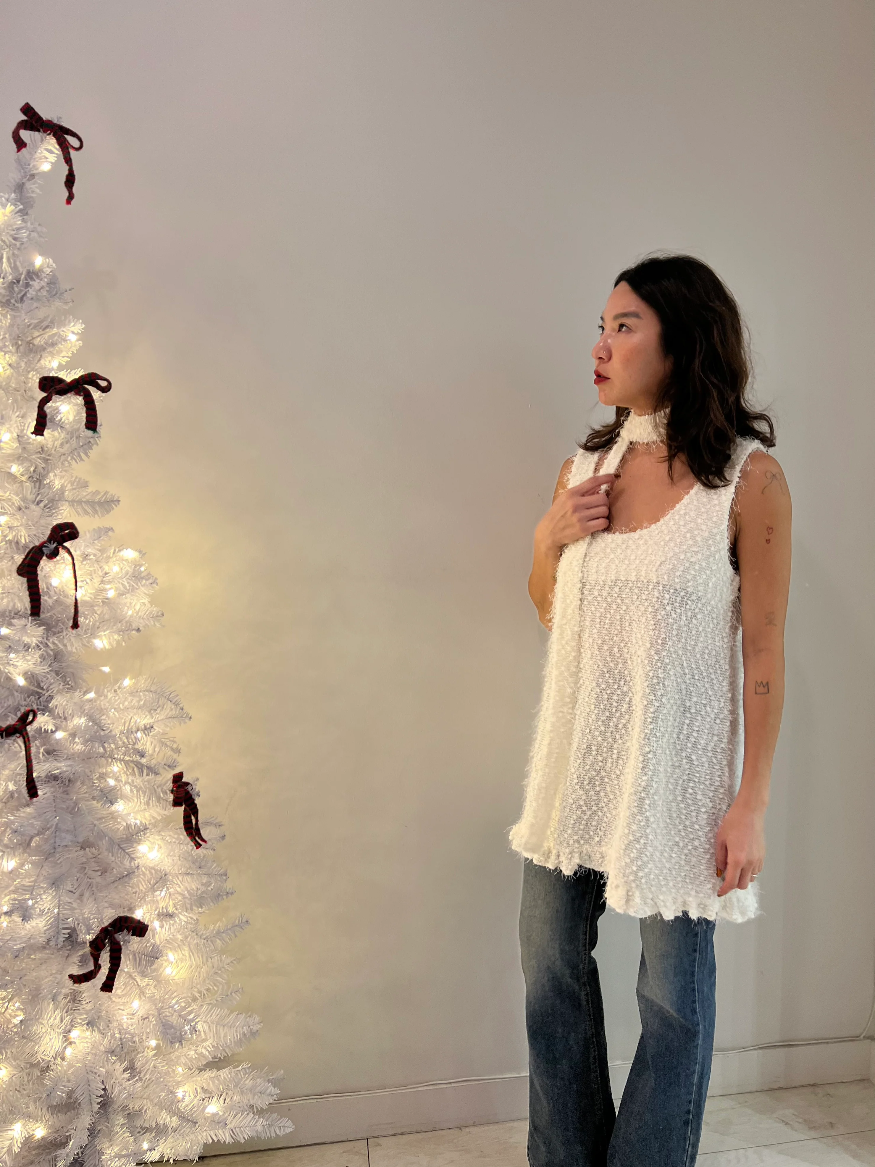 TANIA Tweed tunic dress - Image 9