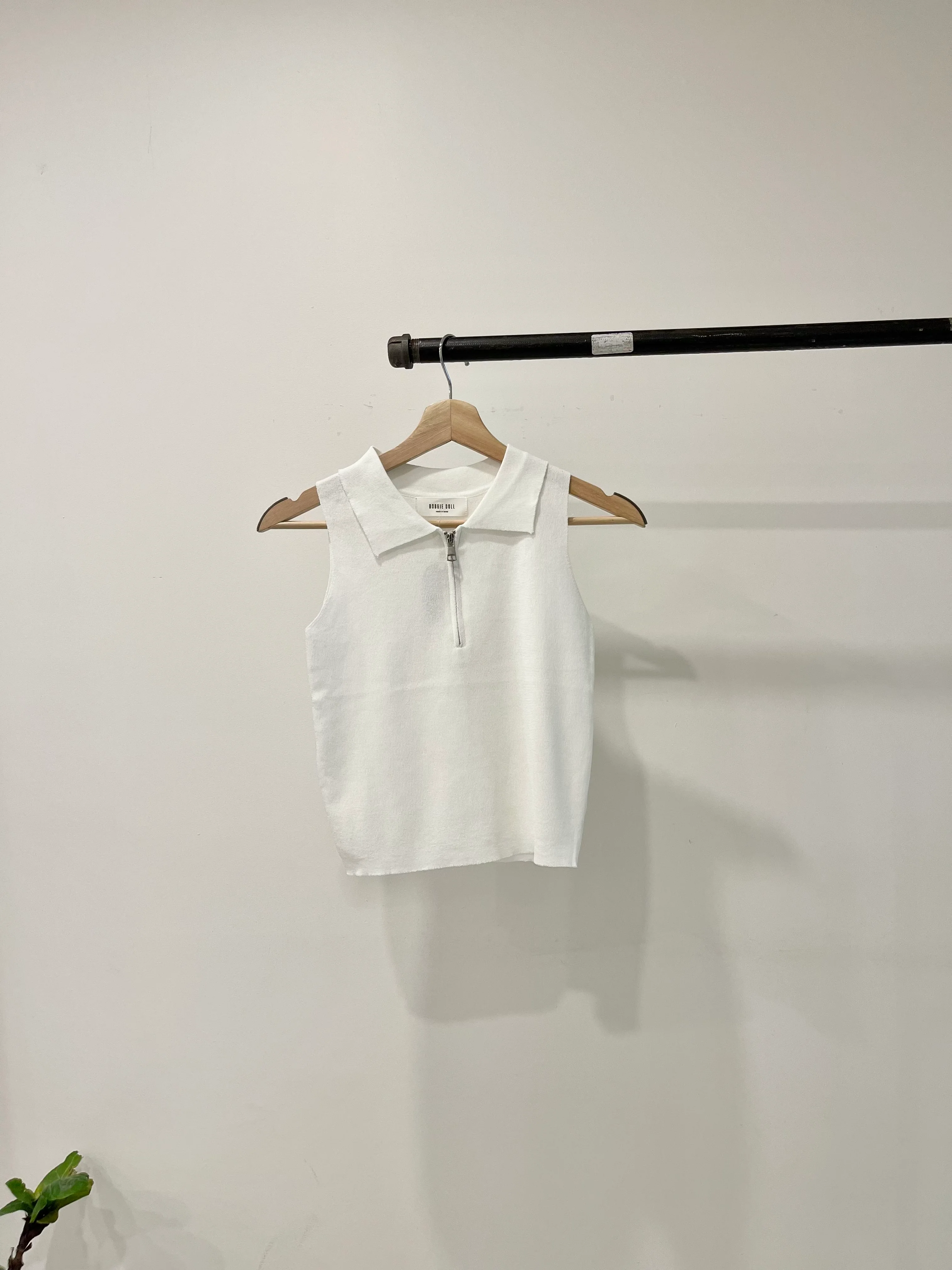 TESSA Half-zip knit tank - Image 7