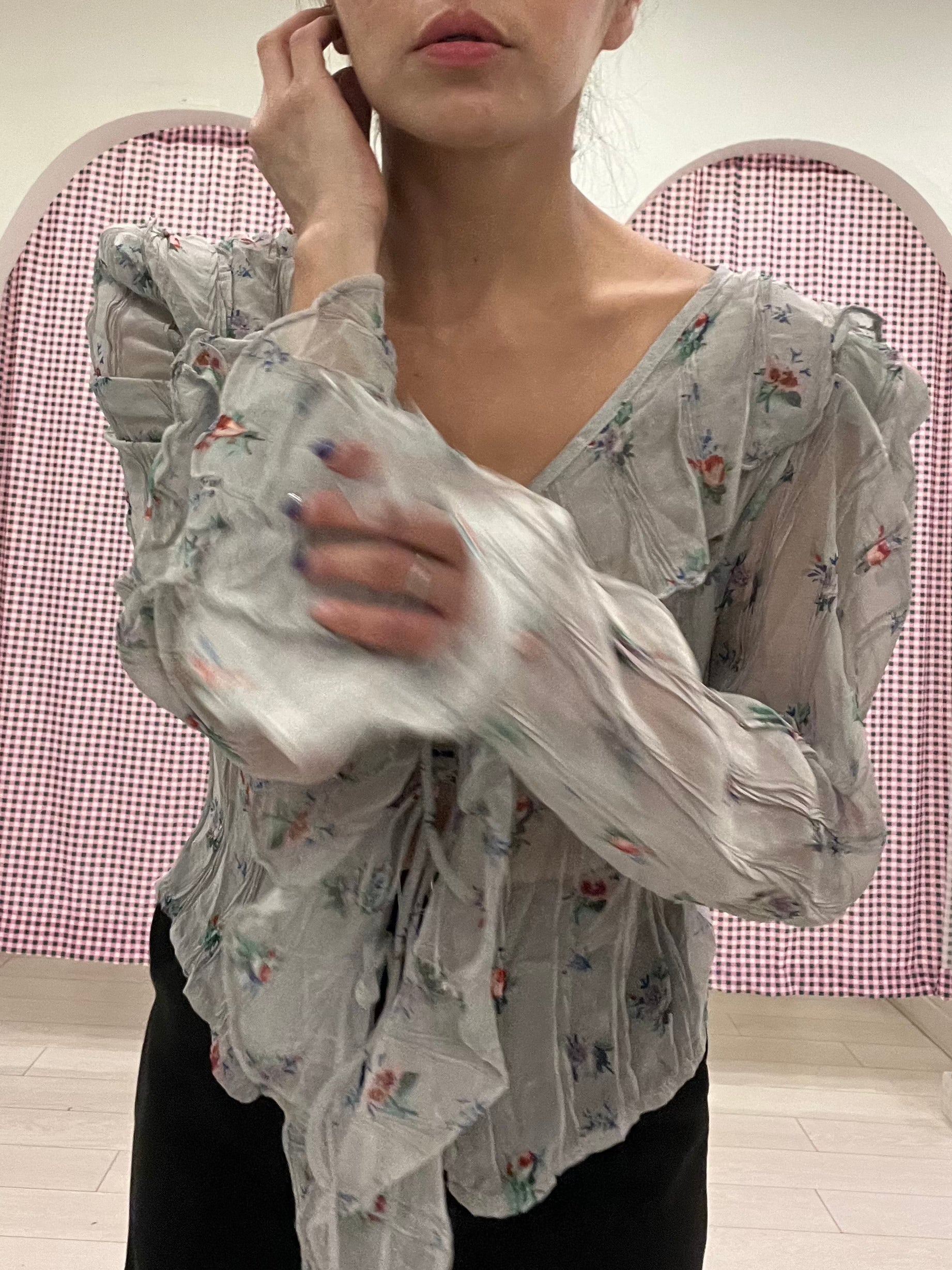 TORIA Flower blouse - Image 9