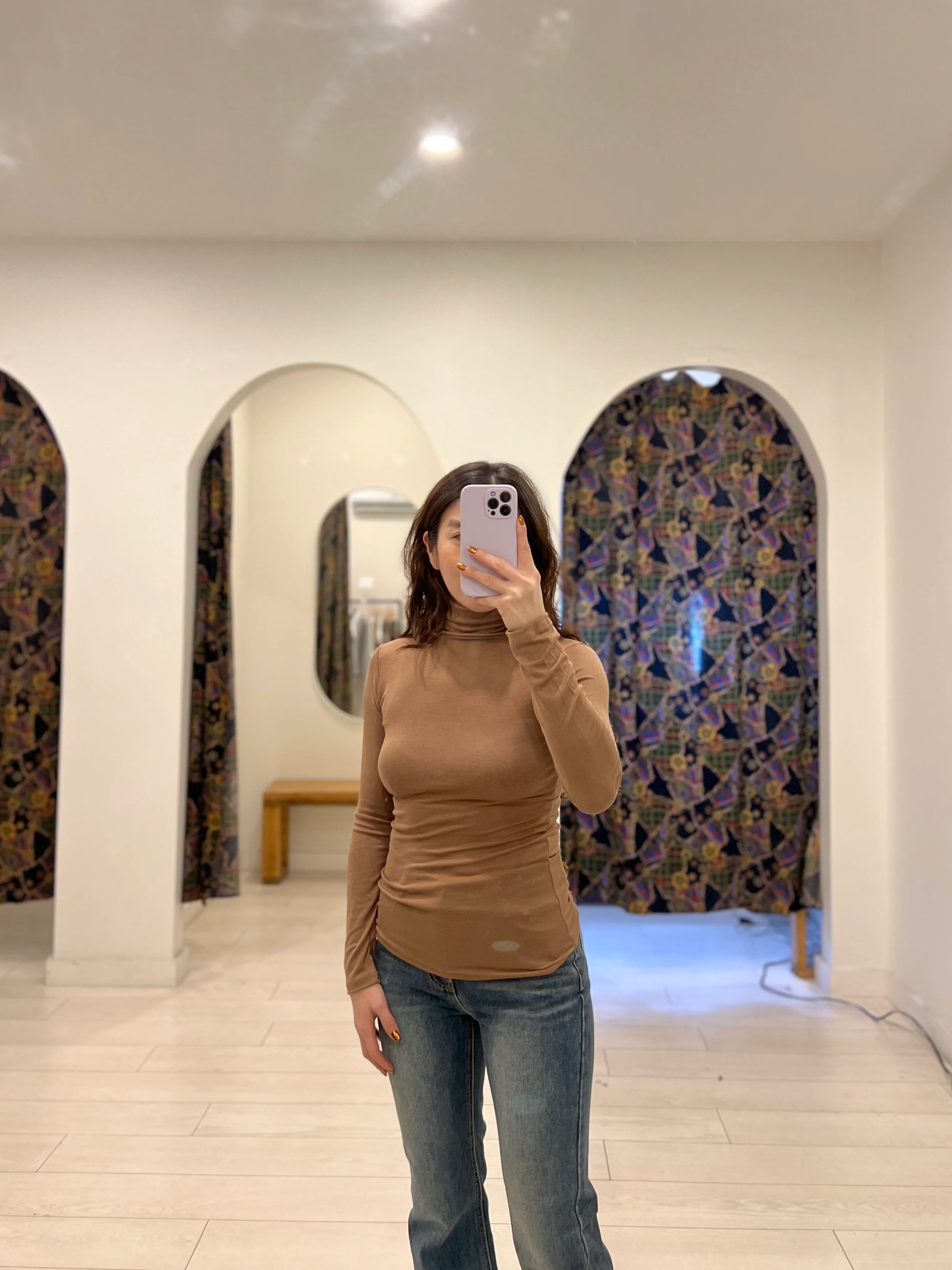 VIVIAN Basic turtleneck top - Image 6