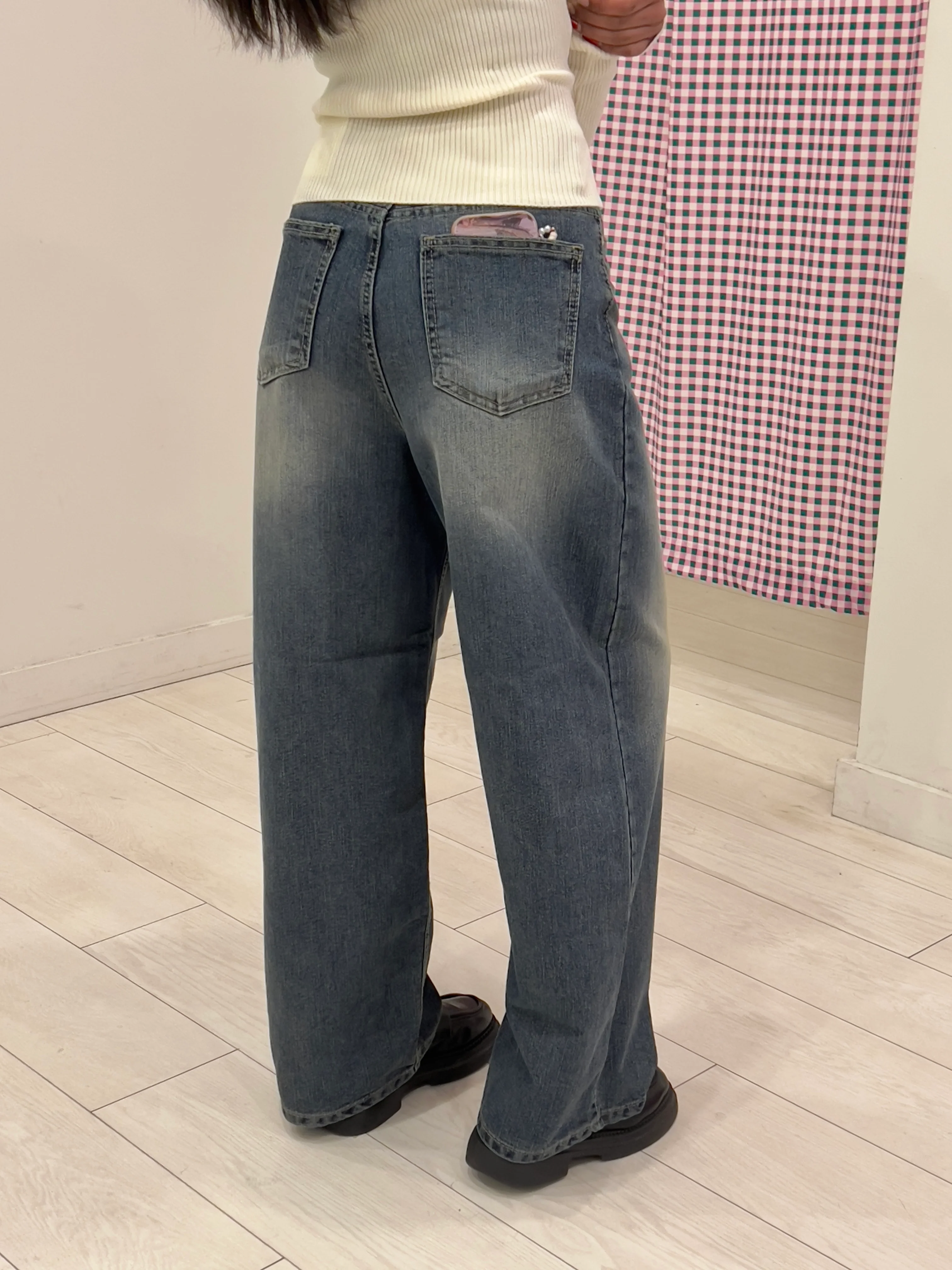 ZAKU Acid washed baggy jeans - Image 4