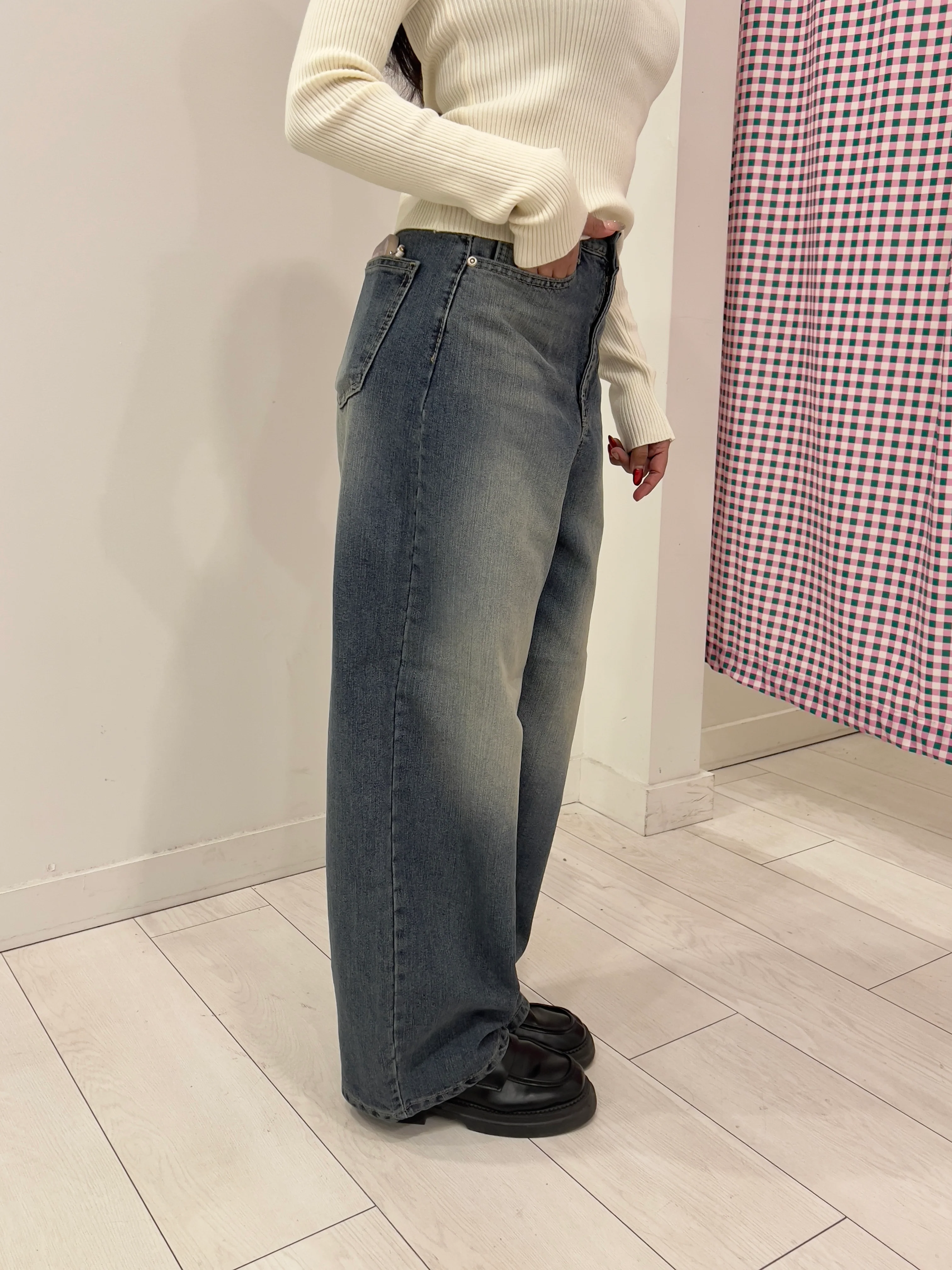 ZAKU Acid washed baggy jeans - Image 8