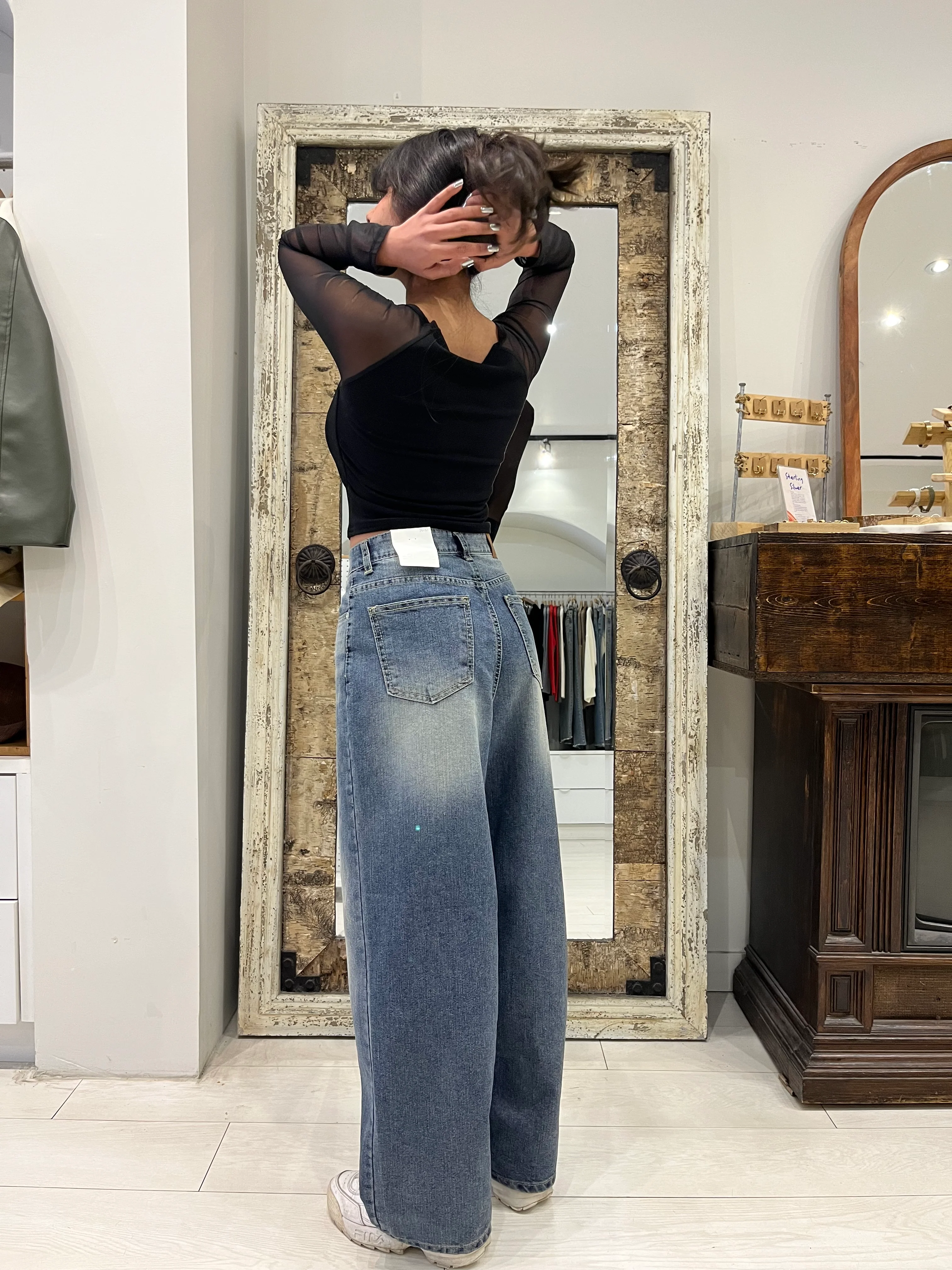 ZAKU Acid washed baggy jeans - Image 9