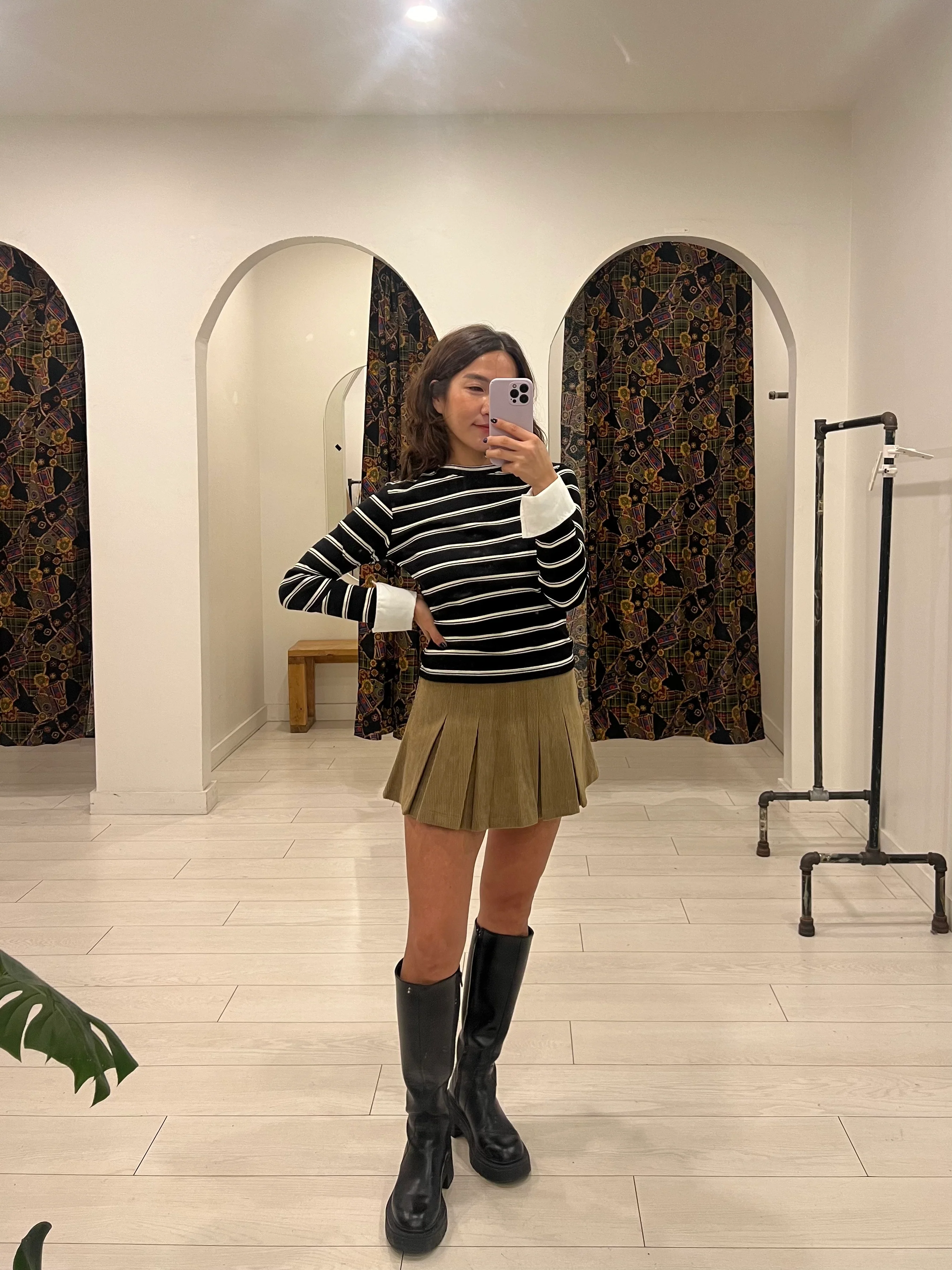 ZURL Corduroy mini skirt - Image 3